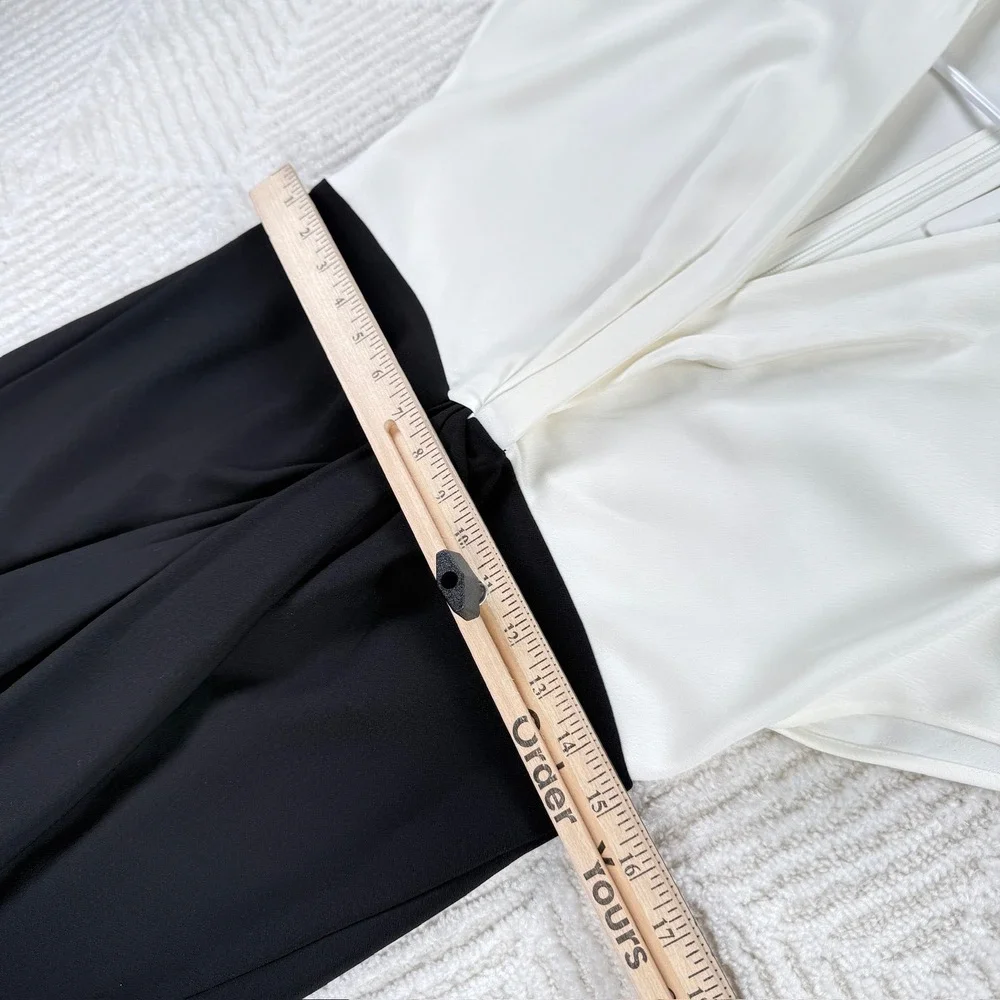 Ted Baker London Dress 3 NWT Black White Bodycon Midi Party Cocktail Date Event - Picture 9 of 16